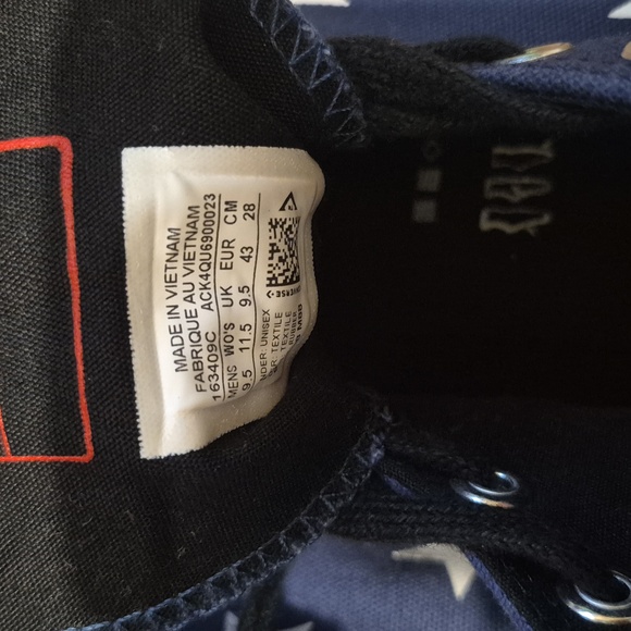 Converse Blue and White Star Sneakers - Picture 4 of 5